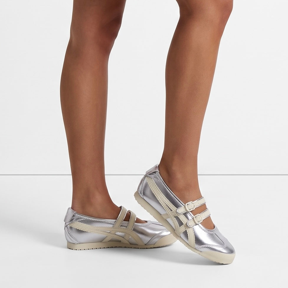 Onitsuka Tiger Mary-Jane Trainer β Silver