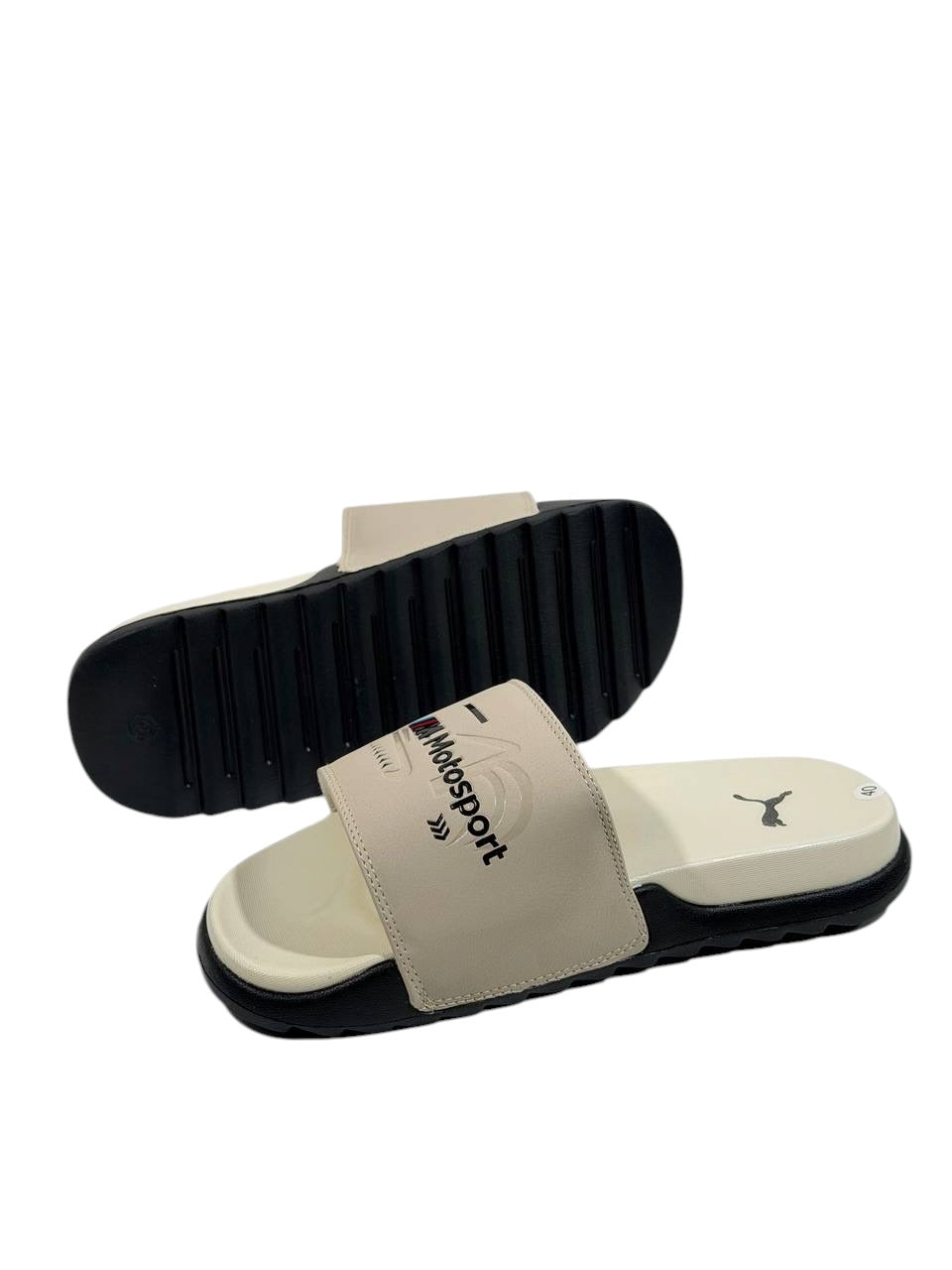 PUMA BMW M Motorsport Slide Sandals β Cream Edition π€π