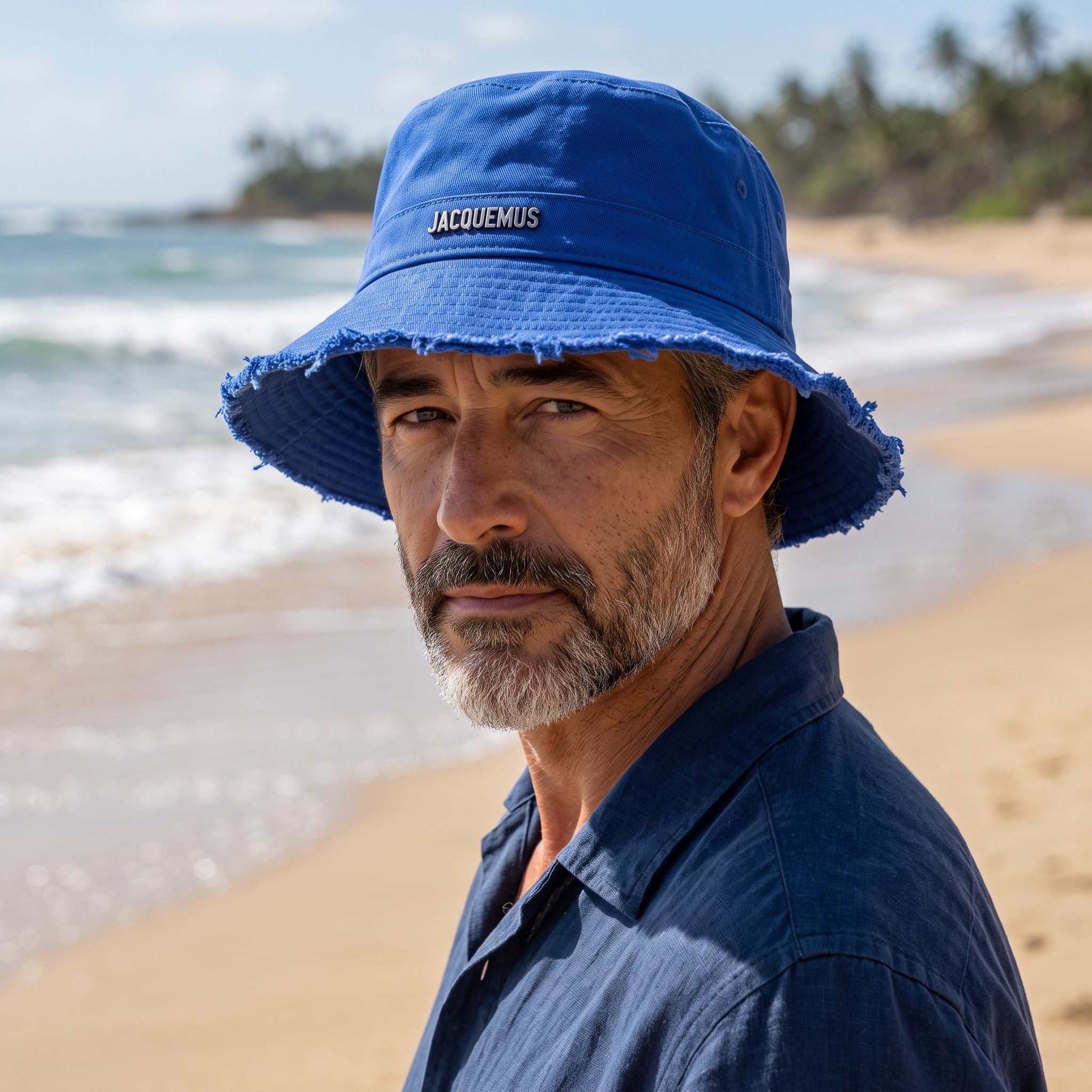 Jacquemus Artichaut Bucket Hat β Royal Blue π