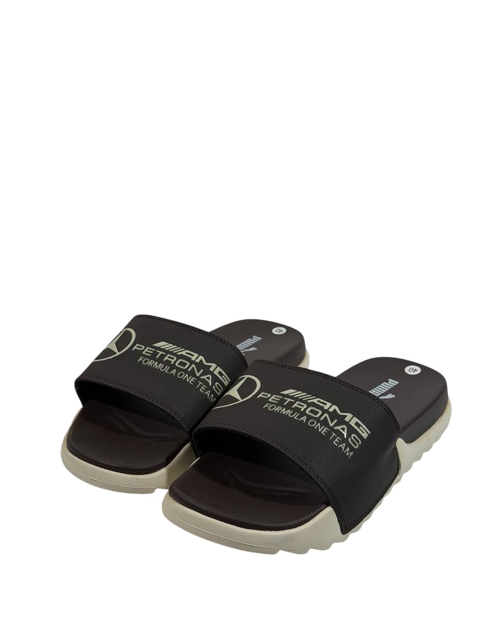 PUMA x AMG PETRONAS Slide Sandals β Brown Edition π€π