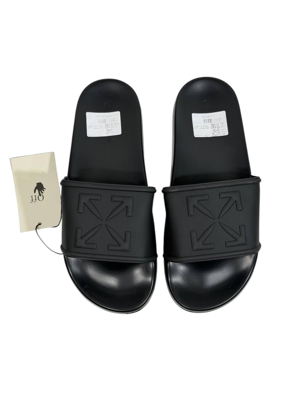 OFF-WHITE Slides β All Black Arrow Edition π€π₯
