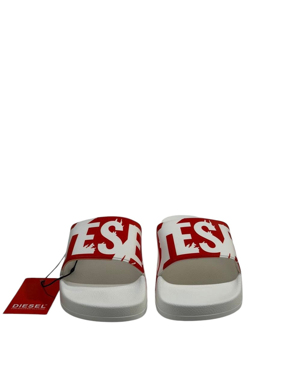 DIESEL Slides β Red Logo Statement Edition π΄βͺ