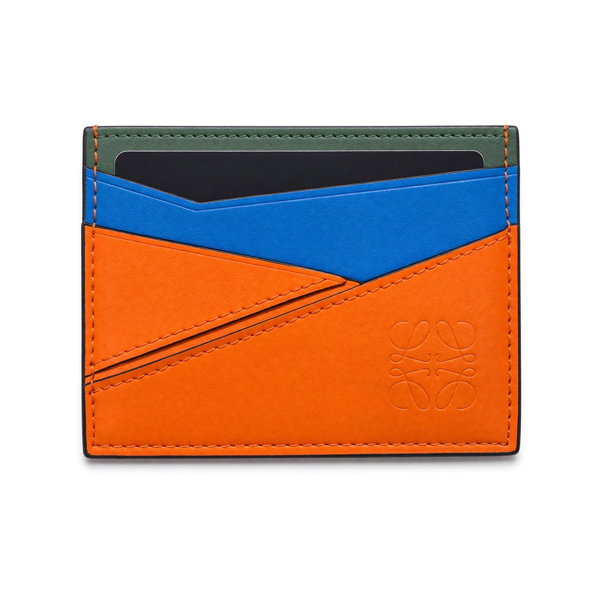 Loewe Card Holder β Orange, Blue & Green