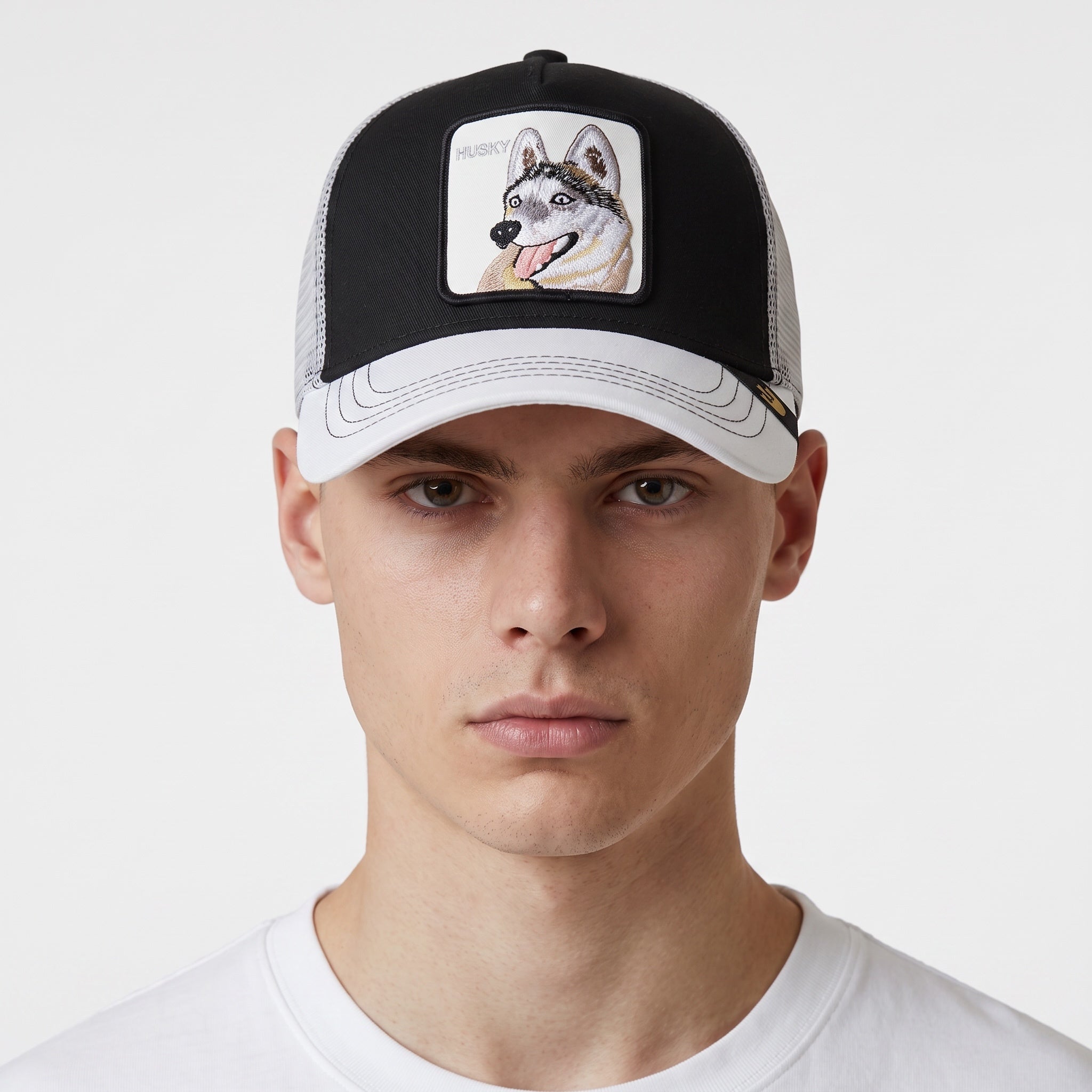 Goorin Bros Trucker Cap – Husky Patch 🐺🧢
