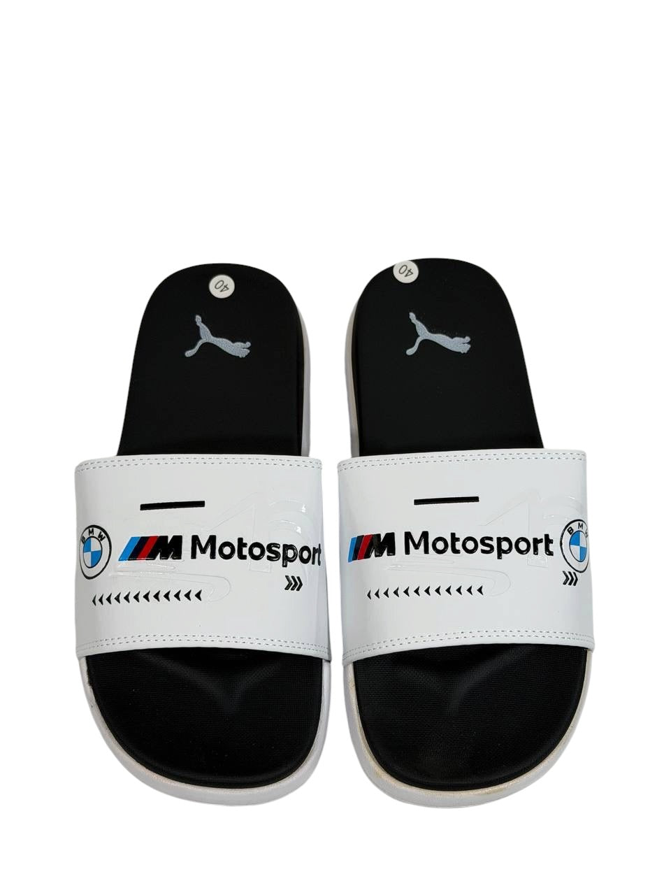 PUMA BMW M Motorsport Slide Sandals β White & Black Edition βͺβ«π
