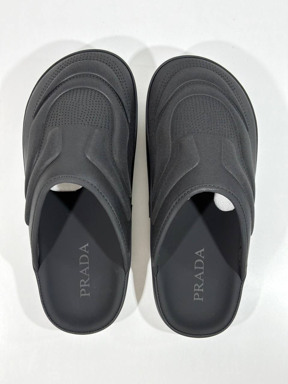Prada Monolith Foam Slides β Black Minimal Luxury Comfort π€β‘