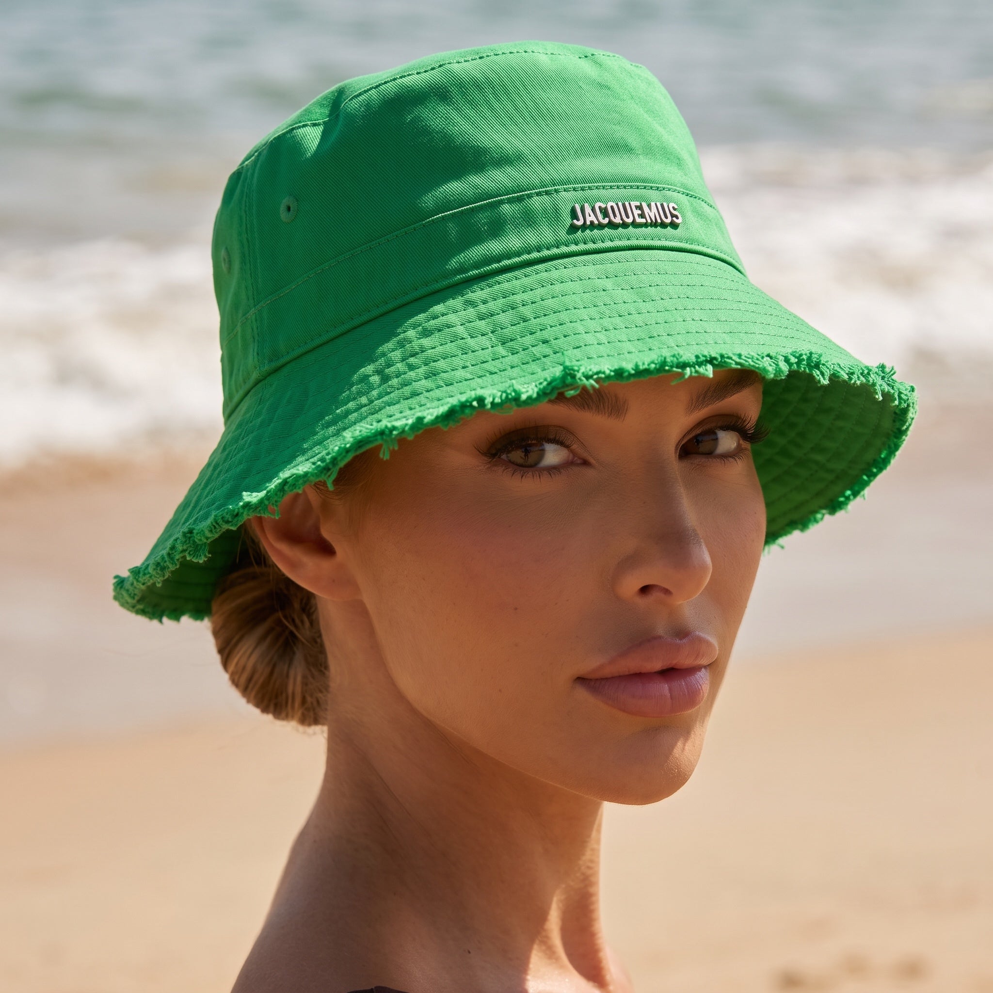 Jacquemus Artichaut Bucket Hat β Frayed Green πΏ