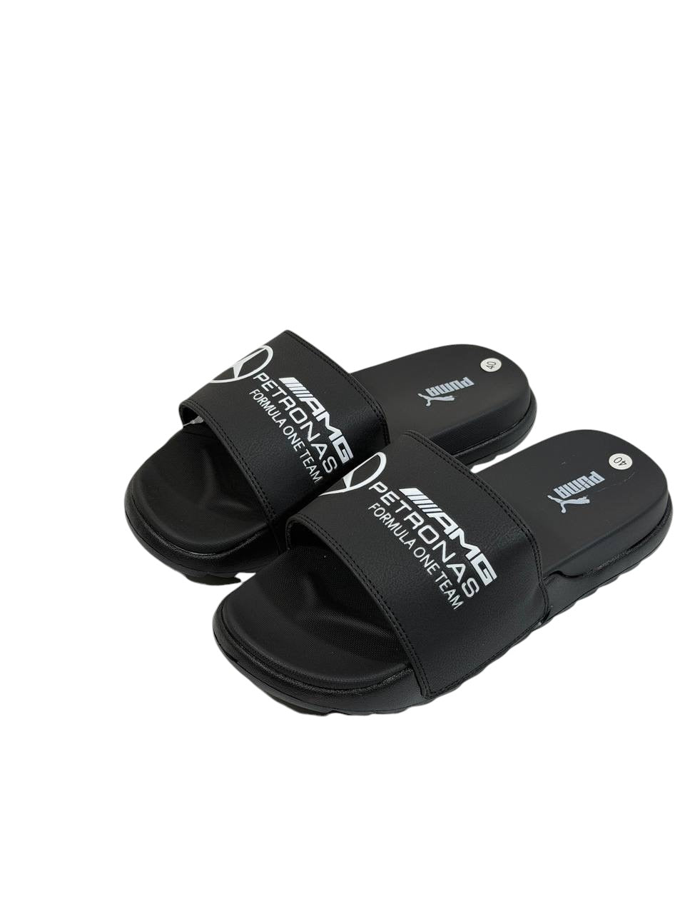 PUMA x AMG PETRONAS Slide Sandals β Black Edition π€π