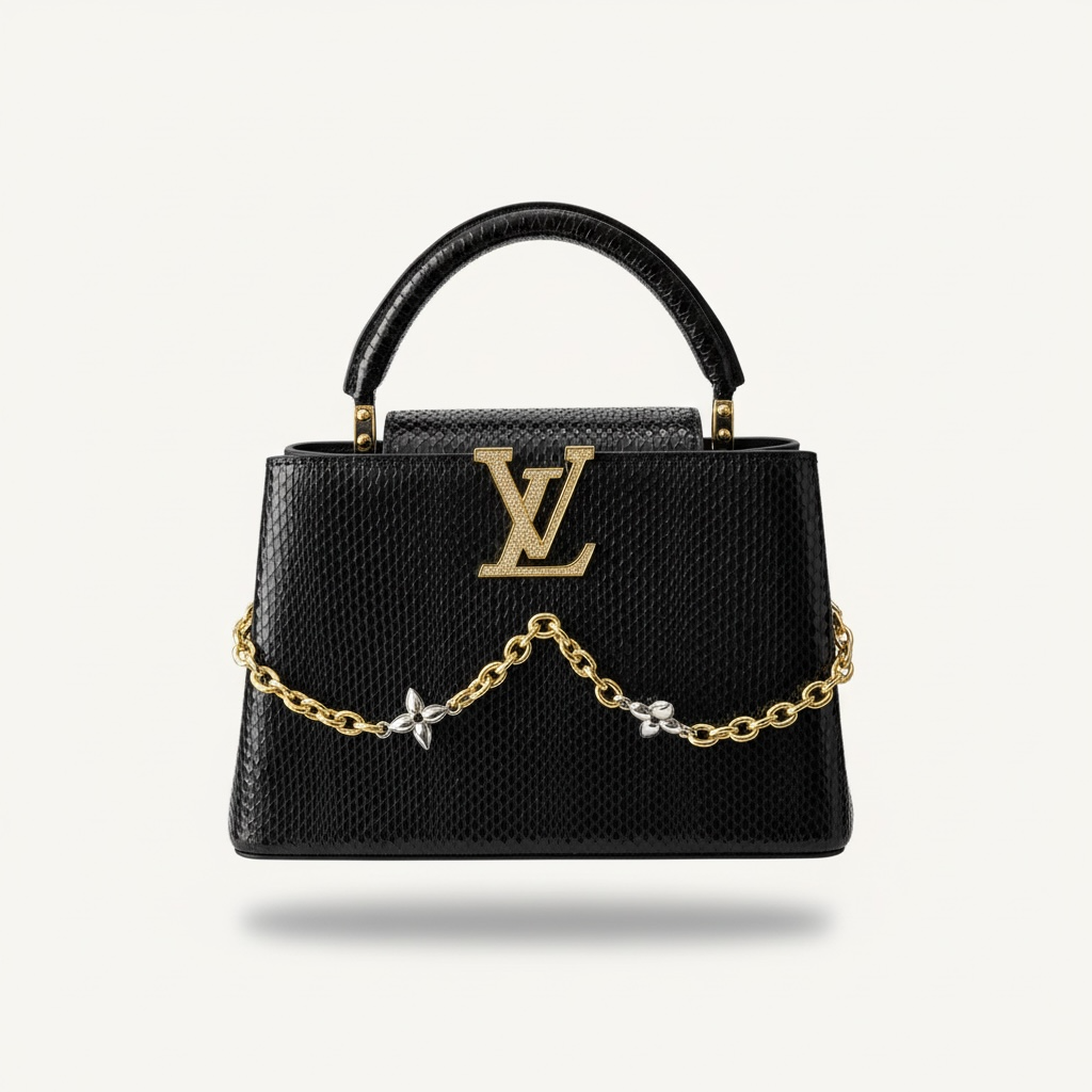 π€π Louis Vuitton Capucines Mini Chain Bag β¨π
