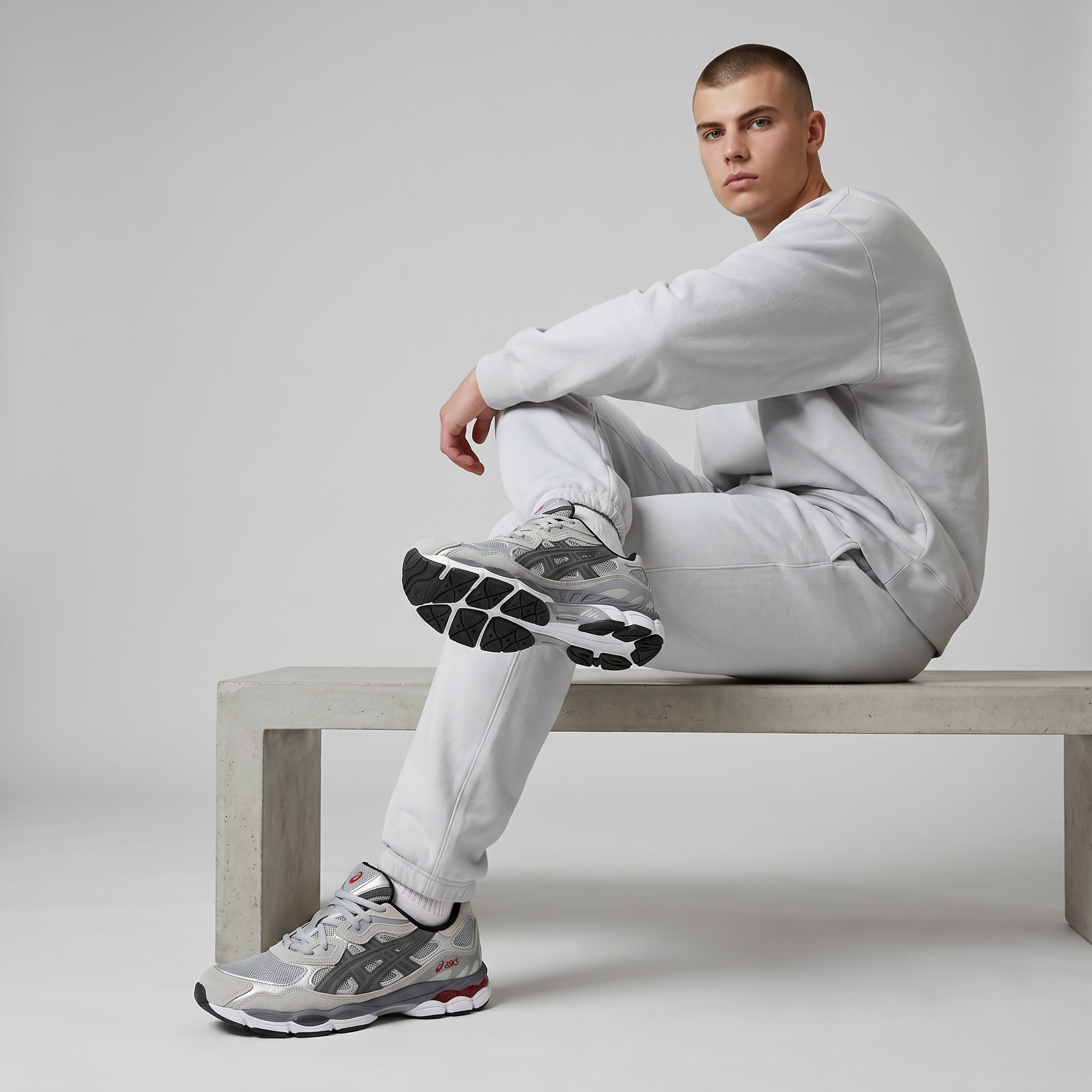β‘π ASICS GEL-NYC Silver Grey Retro Running Sneakers β Premium Y2K Streetwear Shoes π₯π©Ά