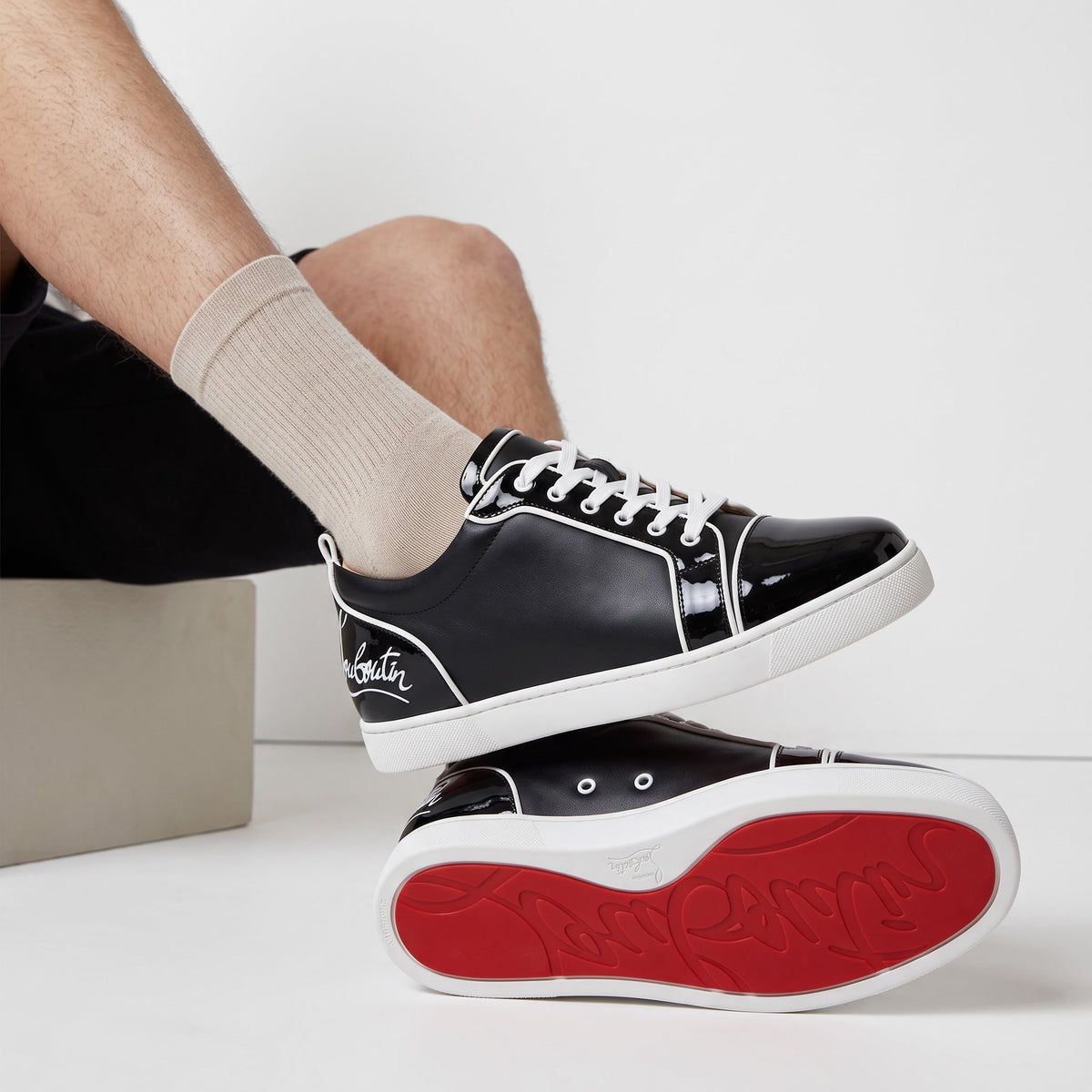 Christian Louboutin Low-Top Patent β Black