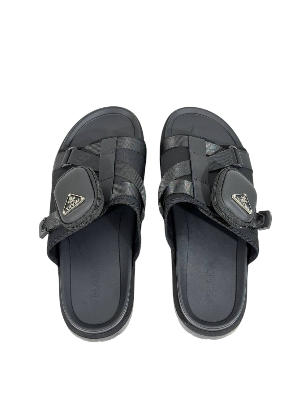 Prada Tactical Pocket Slides β Black Utility Luxury π€β‘