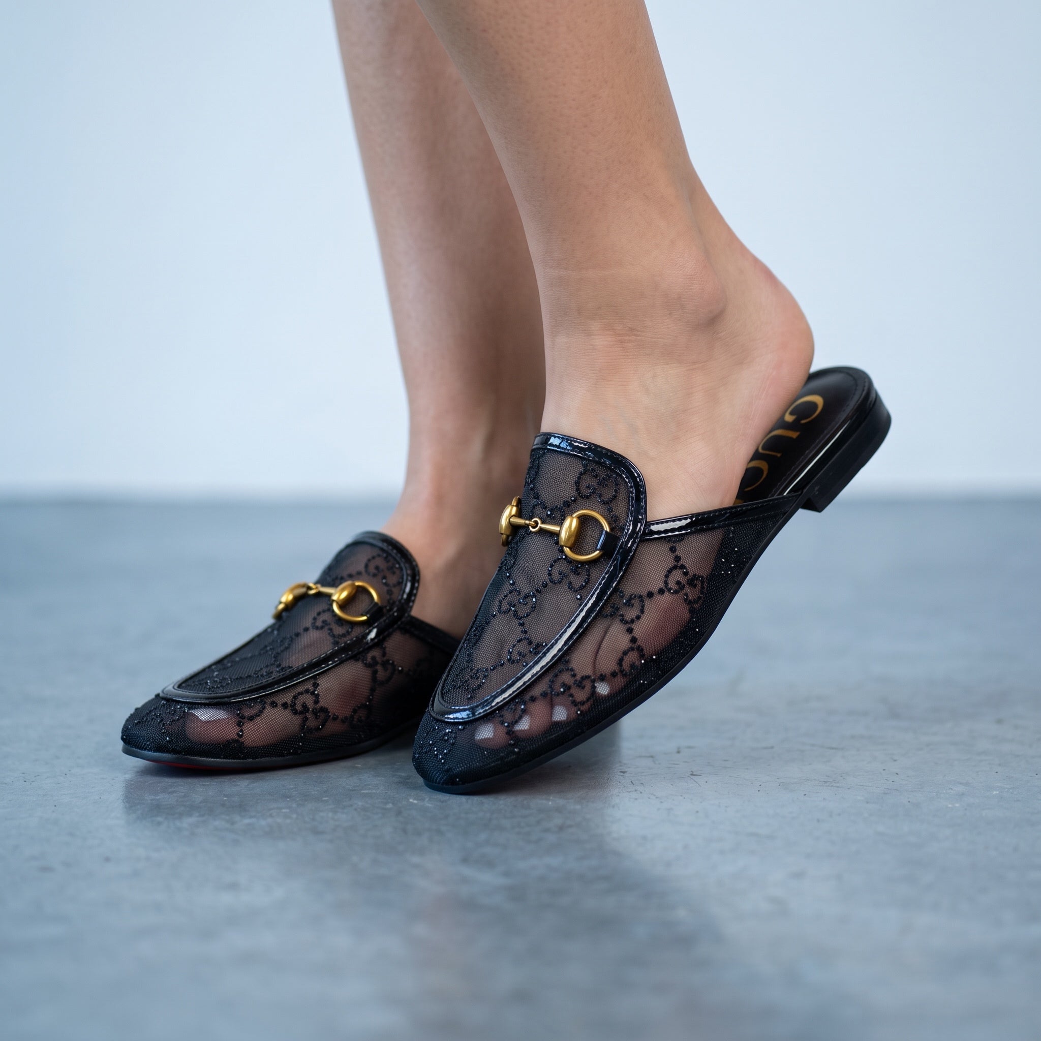 Gucci Horsebit Mesh Loafer β Sheer Black πβ¨