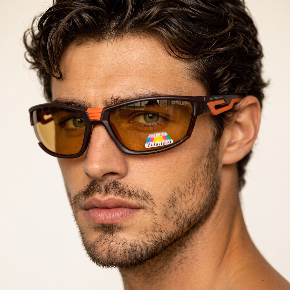 Oakley Sport Wrap Sunglasses β Brown & Orange