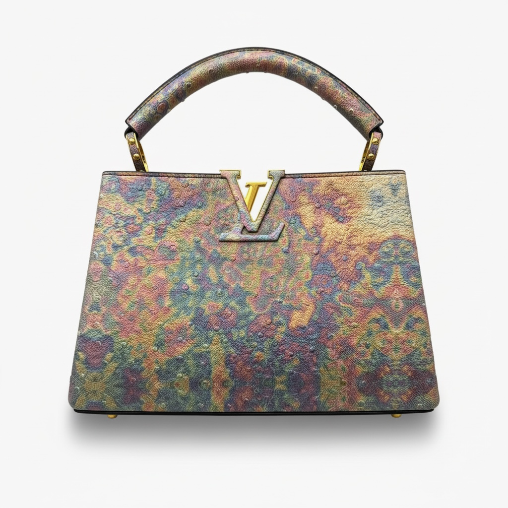 β¨ Louis Vuitton Iridescent Capucines Top-Handle Bag β¨π large size