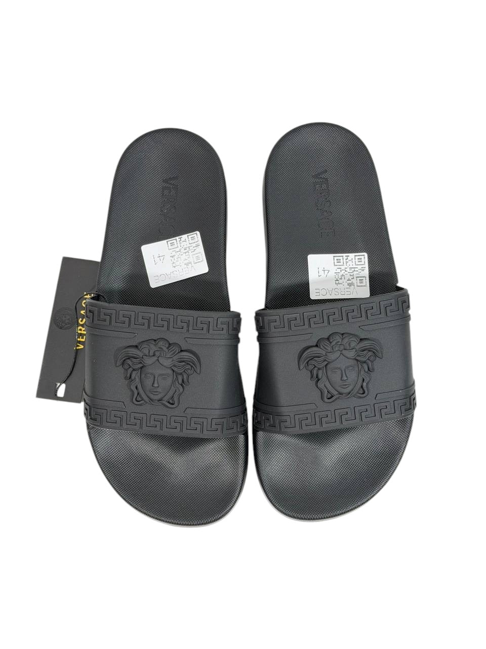 VERSACE Slides β All Black Medusa Edition π€β‘