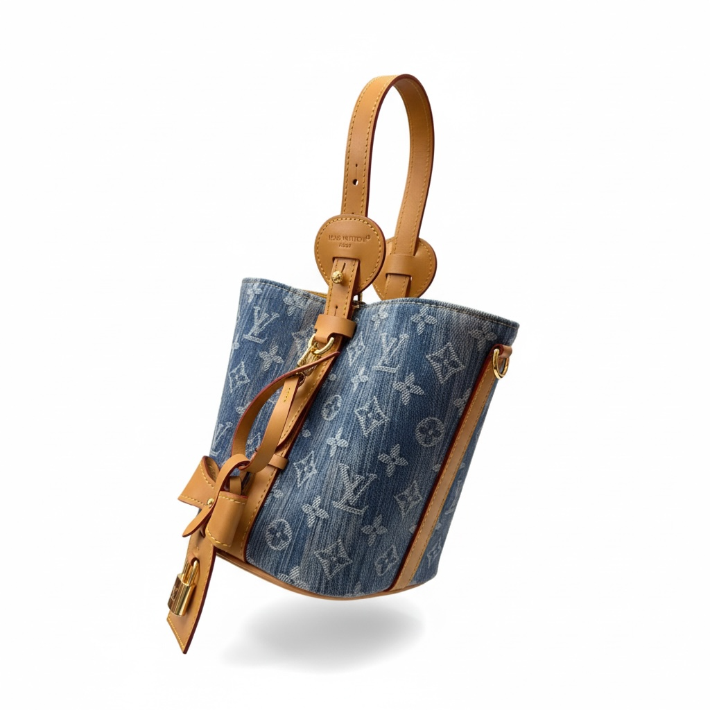 πβ¨ Louis Vuitton Monogram Denim Bucket Bag β¨π