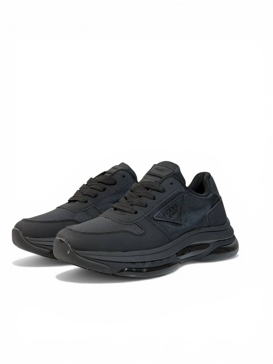 Prada Milano Black Sneakers π€β‘ | Stealth Luxury Performance