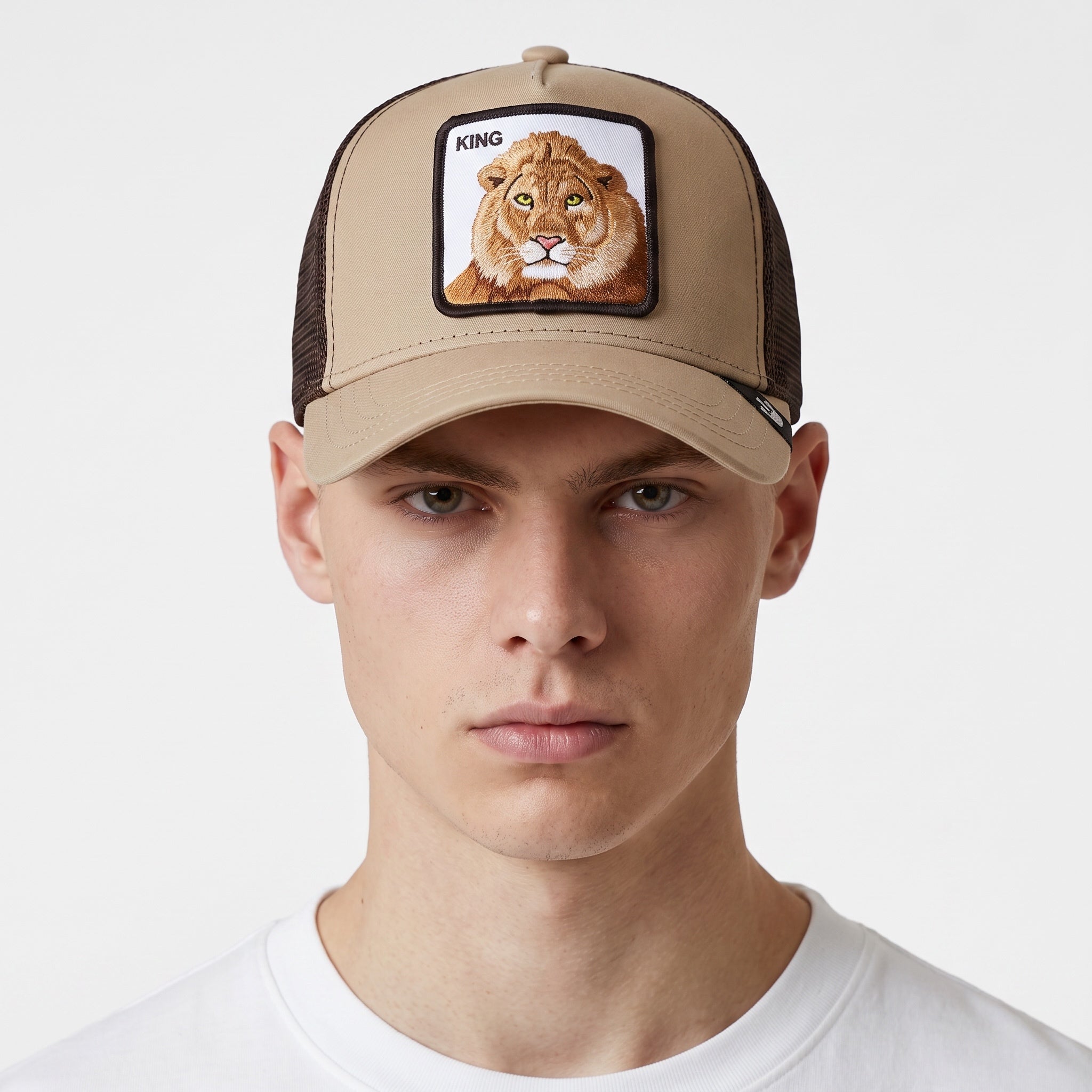 Goorin King Lion Trucker β Khaki Brown π¦π§’
