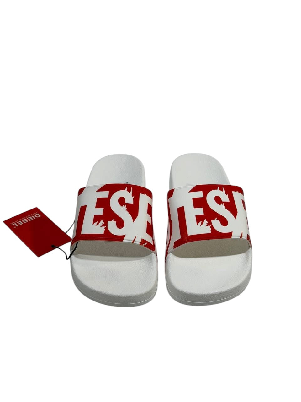 DIESEL Slides β Red Logo Statement Edition π΄βͺ