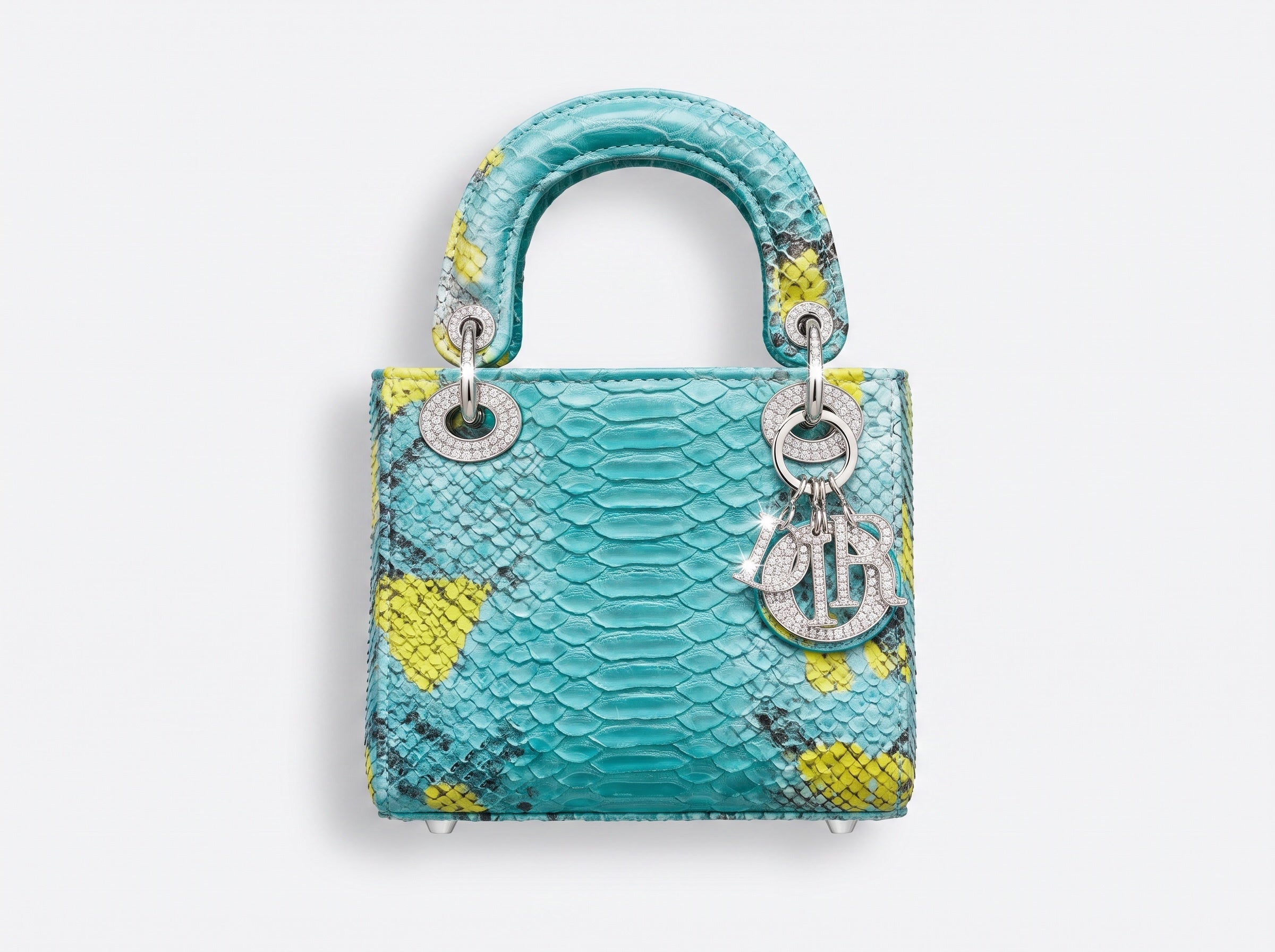 Dior Lady Dior β Turquoise Python Mini π