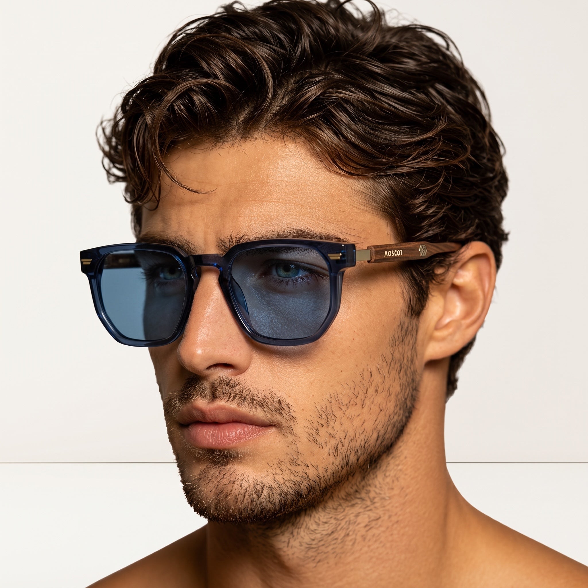 Moscot Sunglasses β Navy Blue Square Frames ππΆοΈ