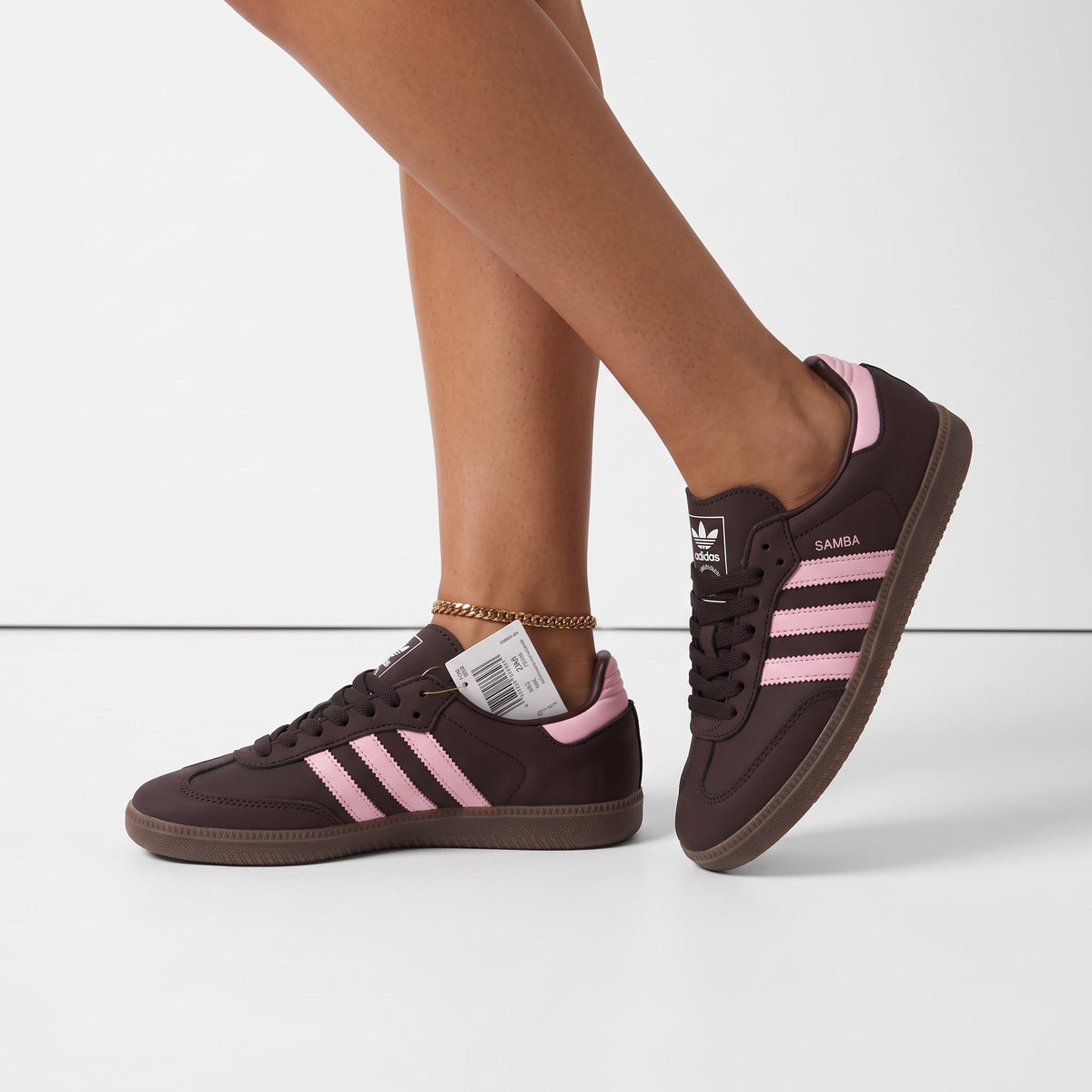 Adidas Samba Retro Trainer β Brown & Pink
