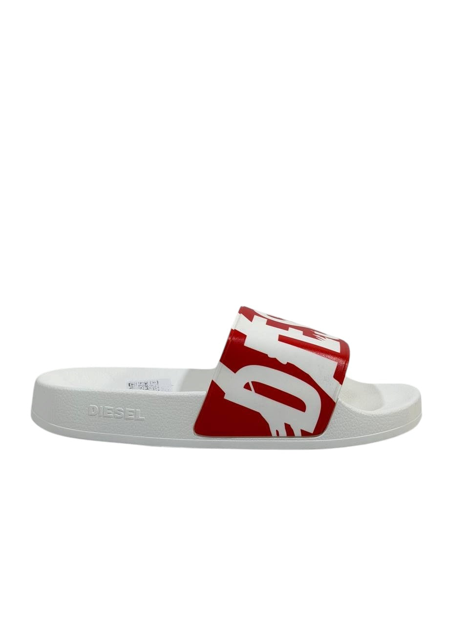 DIESEL Slides β Red Logo Statement Edition π΄βͺ