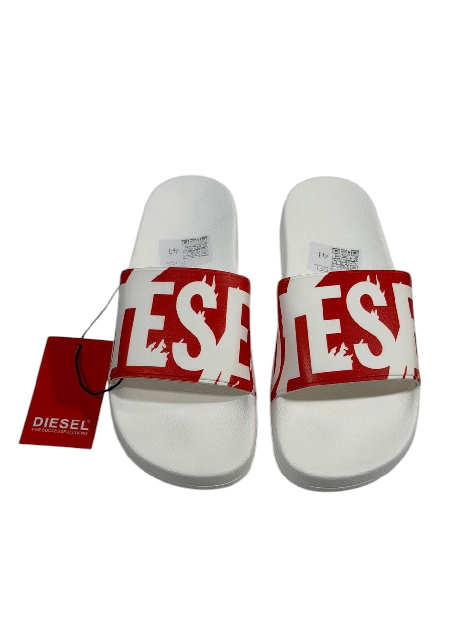 DIESEL Slides β Red Logo Statement Edition π΄βͺ