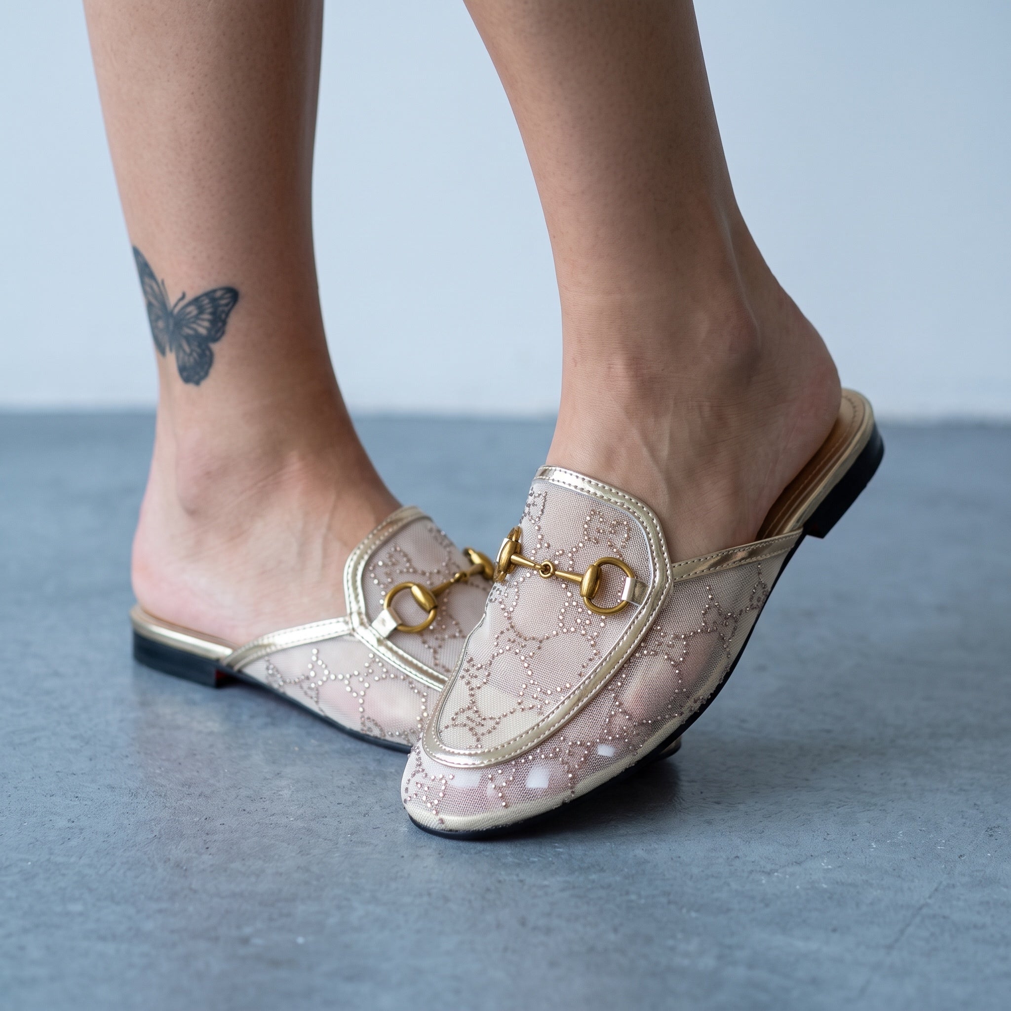Gucci Horsebit Mule β Beige Gold π₯Ώ