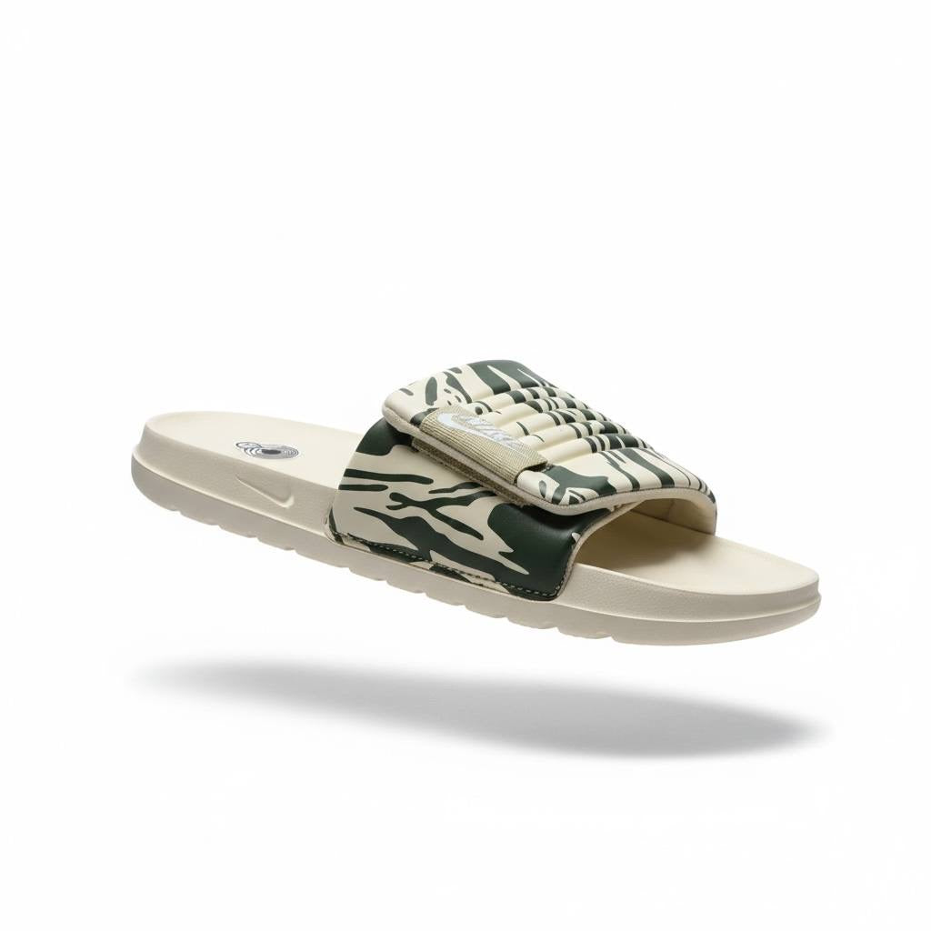 Nike Camo Slides β Beige & Olive Edition π€π’