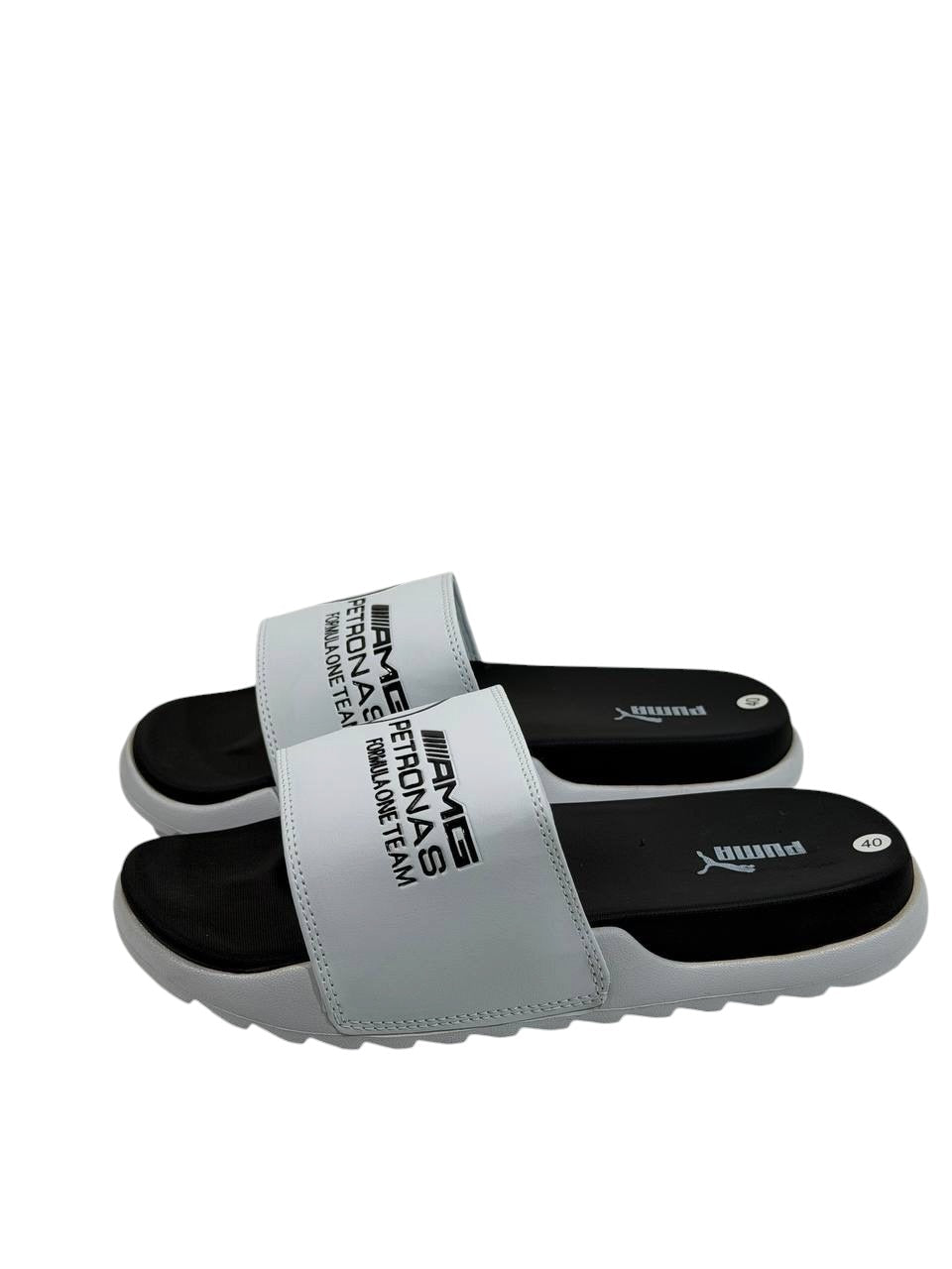 PUMA x AMG PETRONAS Slide Sandals β White Edition β‘π