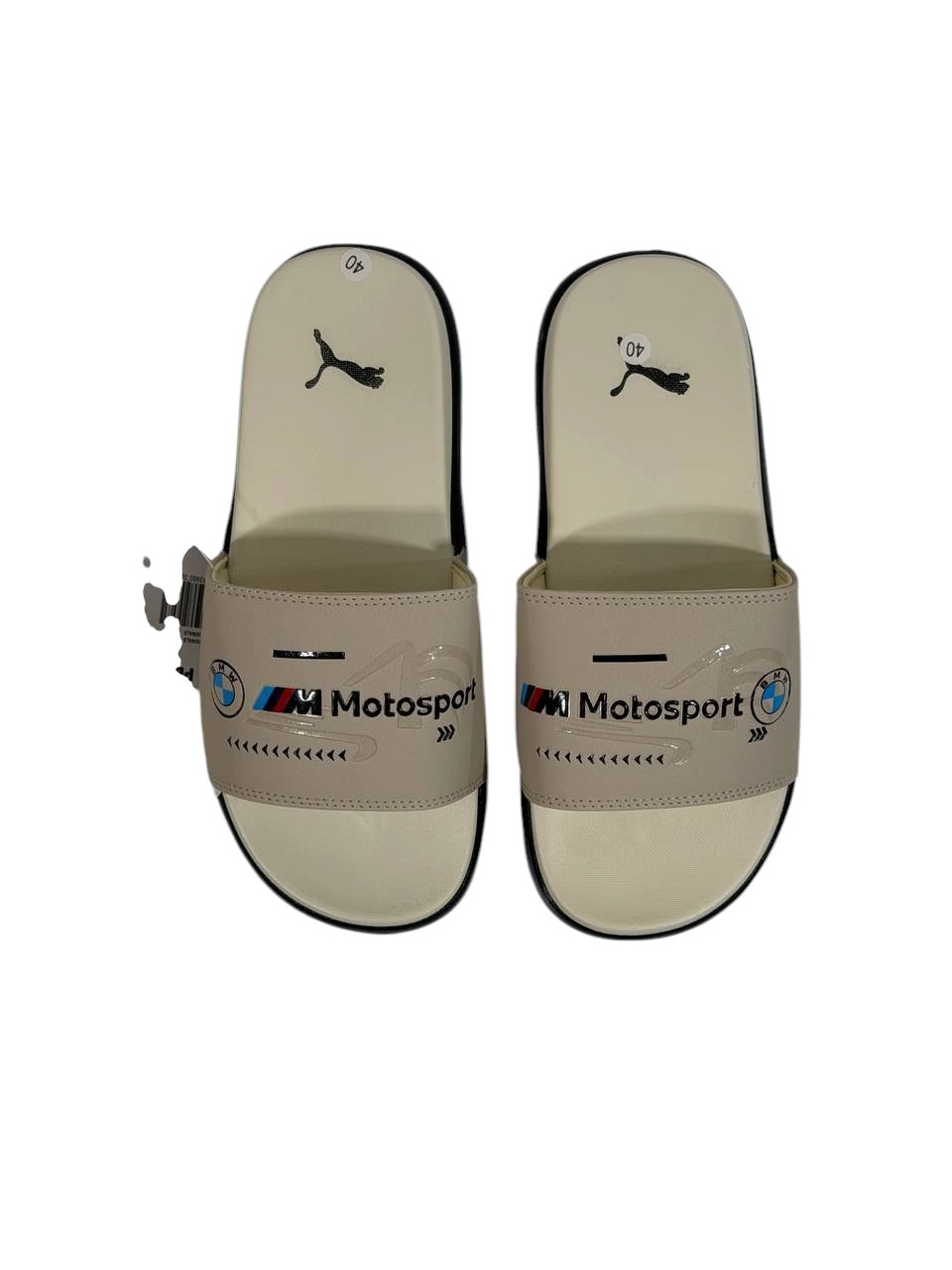 PUMA BMW M Motorsport Slide Sandals β Cream Edition π€π