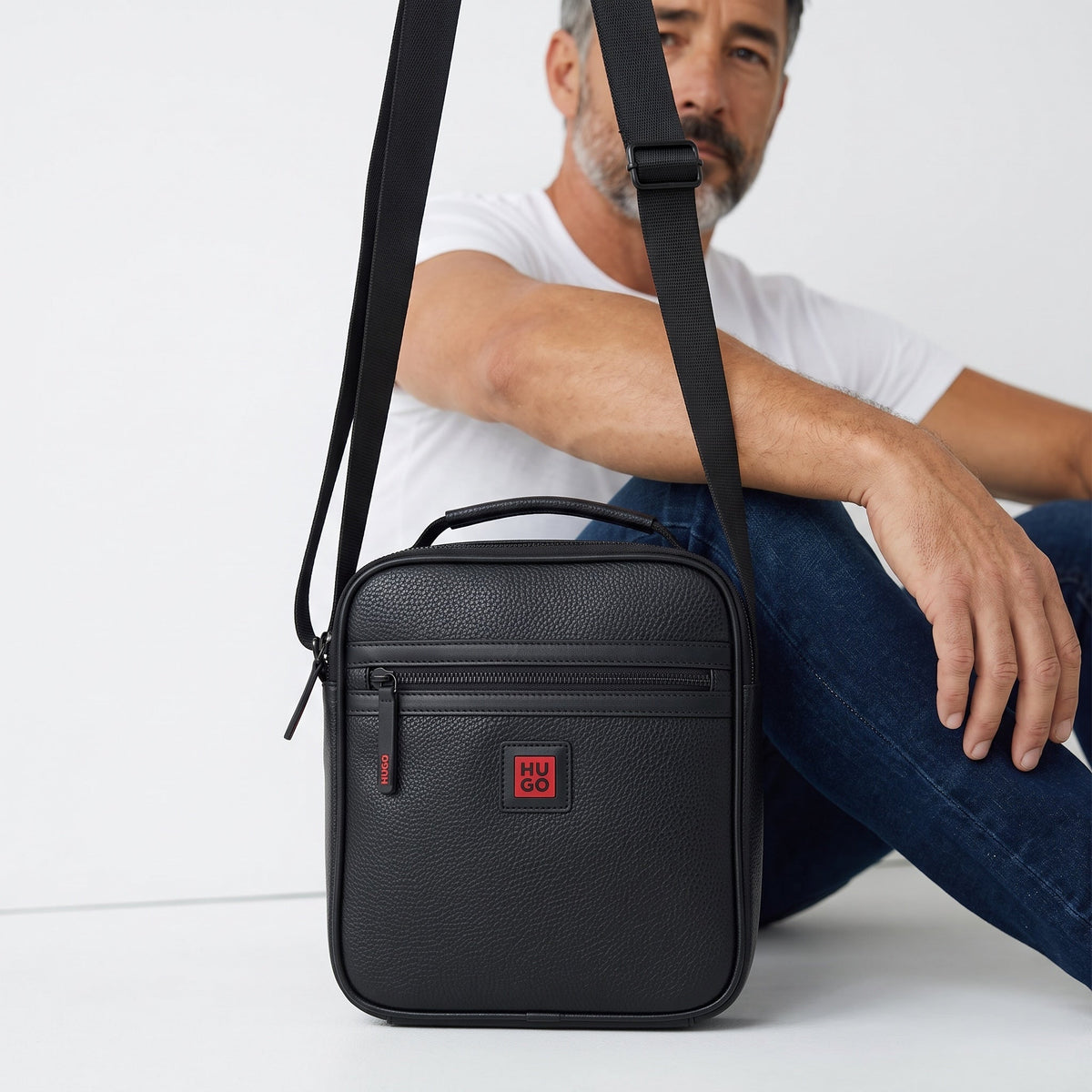 Hugo Mini Crossbody β Black