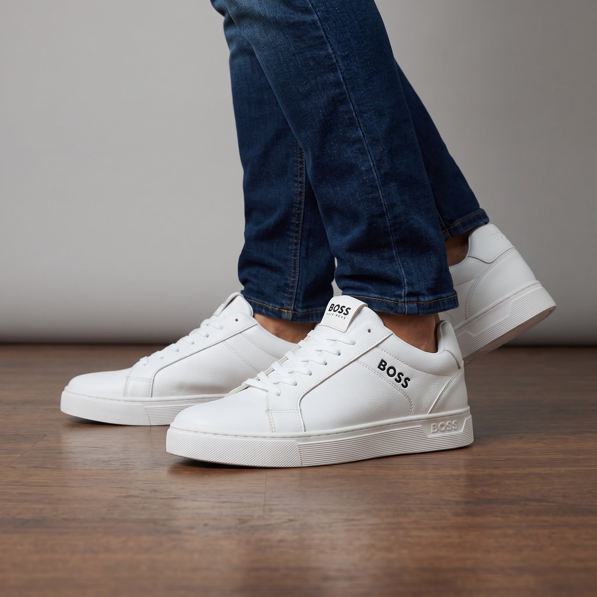 BOSS Court Sneaker β White βͺοΈπ