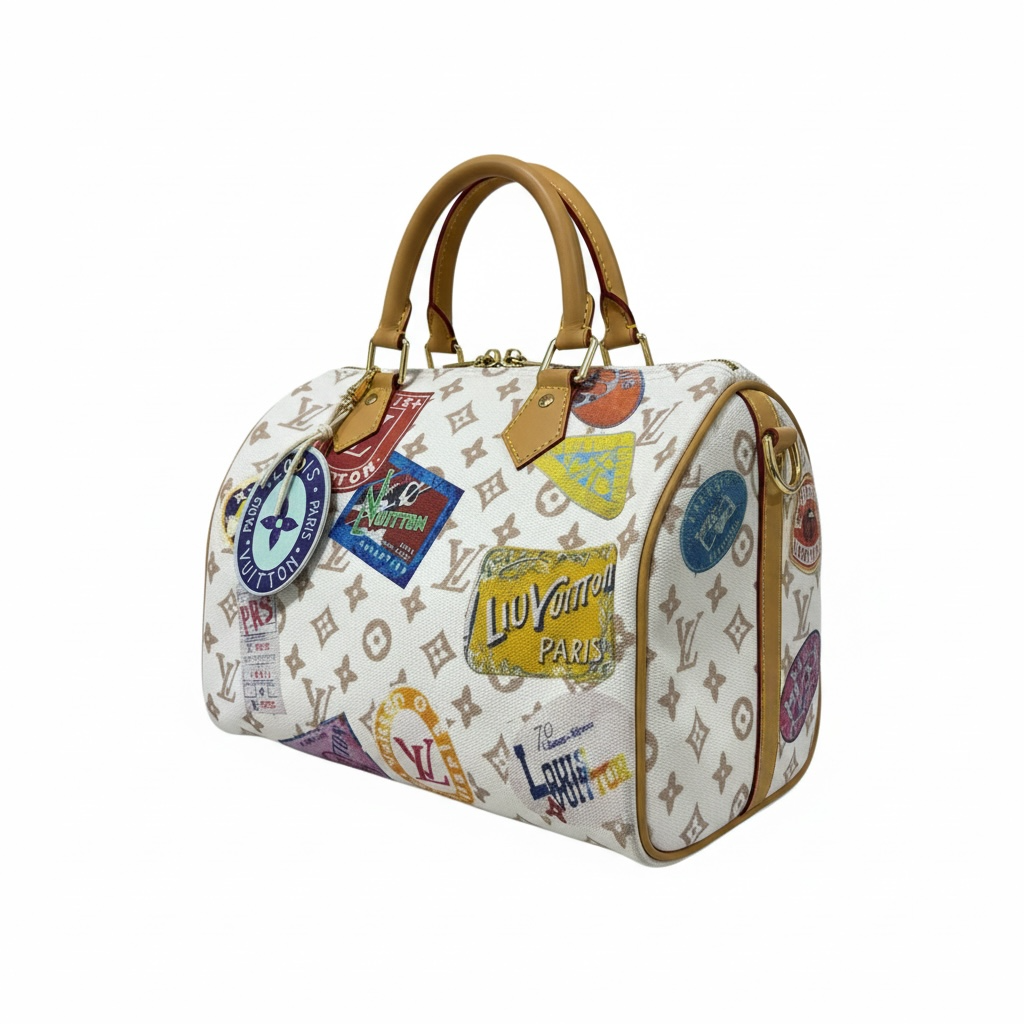 Louis Vuitton Monogram Travel Stickers Speedy Bag π€πβοΈ