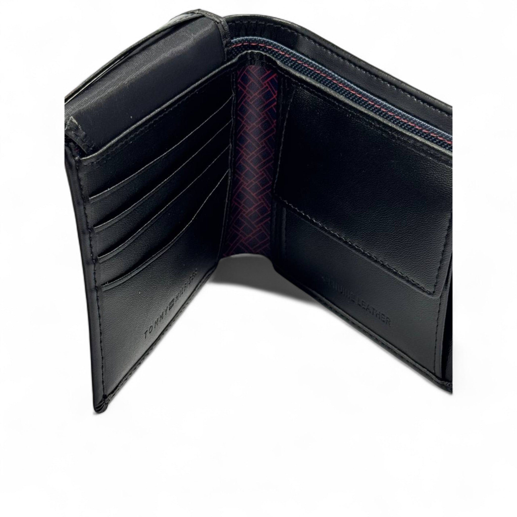Tommy Hilfiger Classic Black Leather Wallet – EST. 1985 🖤✨