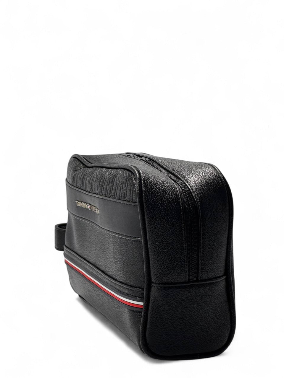 Tommy Hilfiger Signature Toiletry Bag β Black Elegance π€πΊπΈ