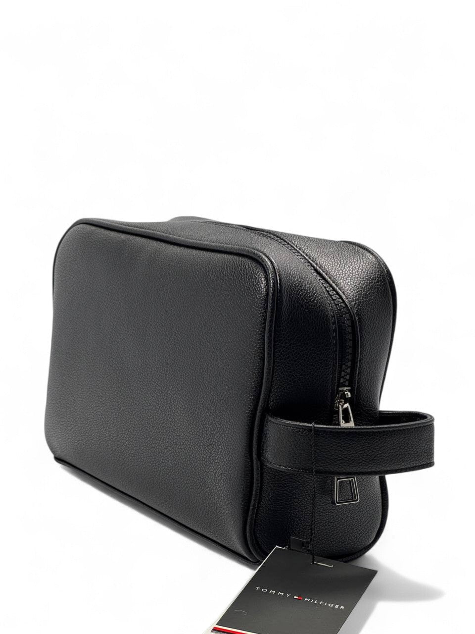 Tommy Hilfiger Signature Toiletry Bag β Black Elegance π€πΊπΈ