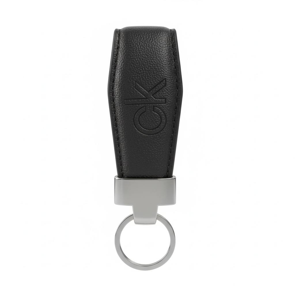 Calvin Klein CK Leather Wallet & Key Holder Set – Black 🖤✨