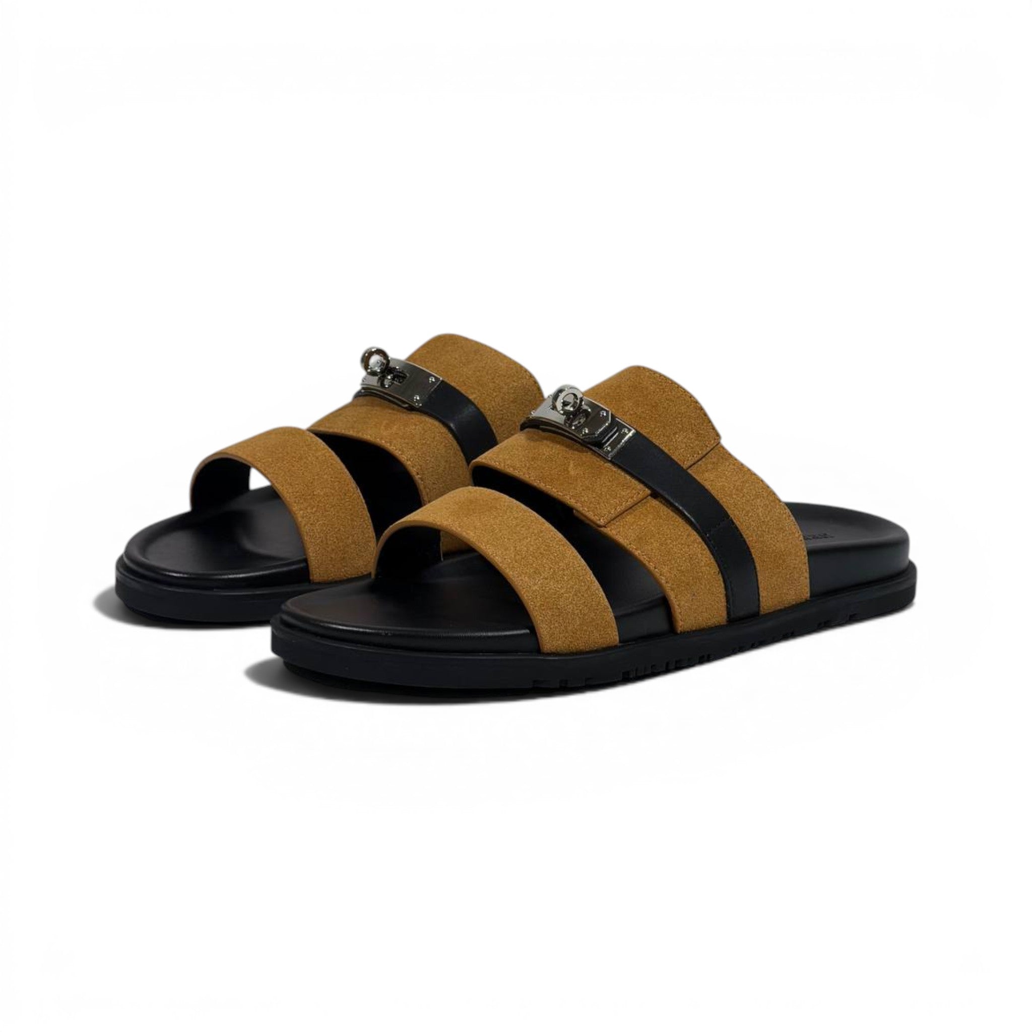 Hermès Brown Luxury Slide Sandals – Premium Designer Summer Slippers 🤎✨