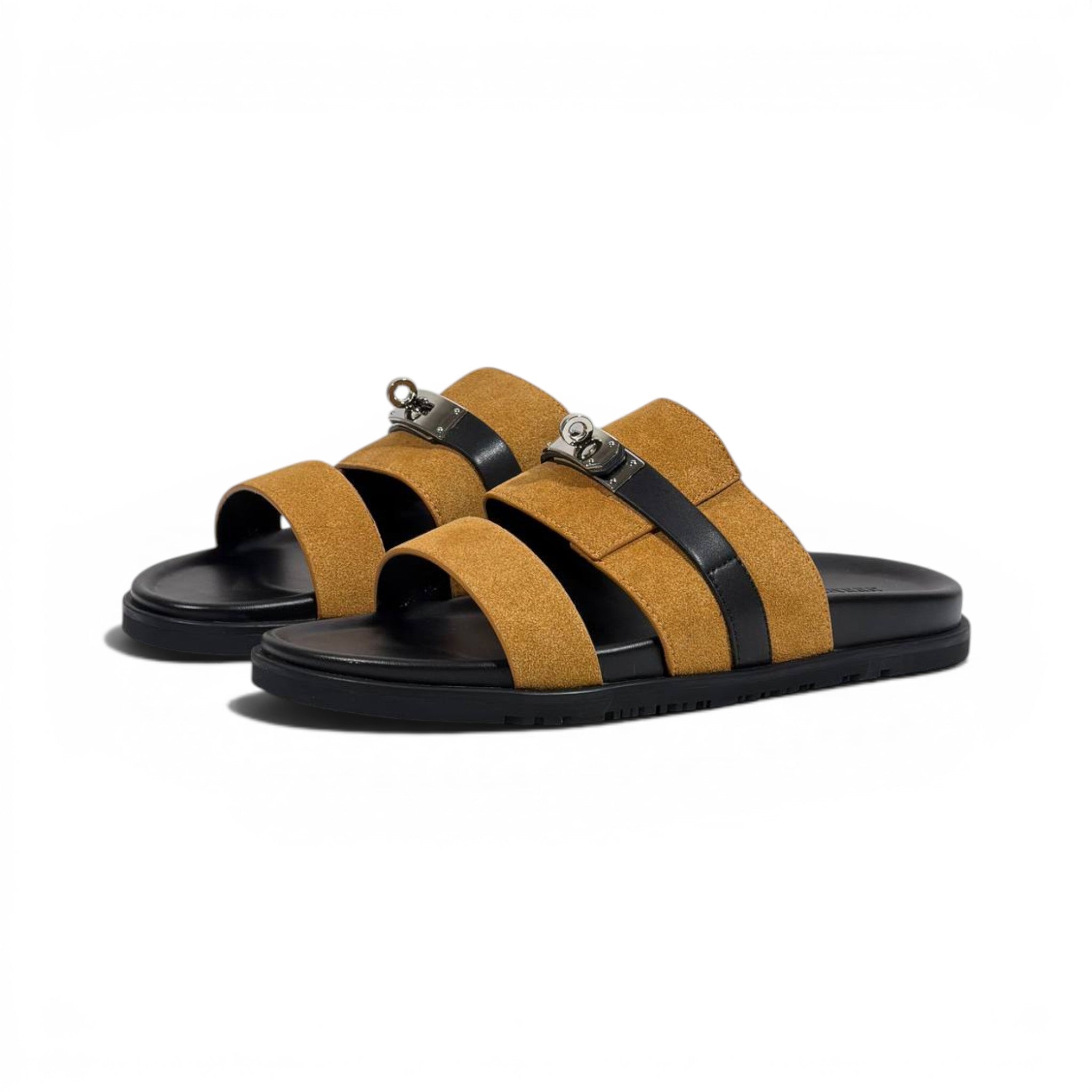 Hermès Brown Luxury Slide Sandals – Premium Designer Summer Slippers 🤎✨