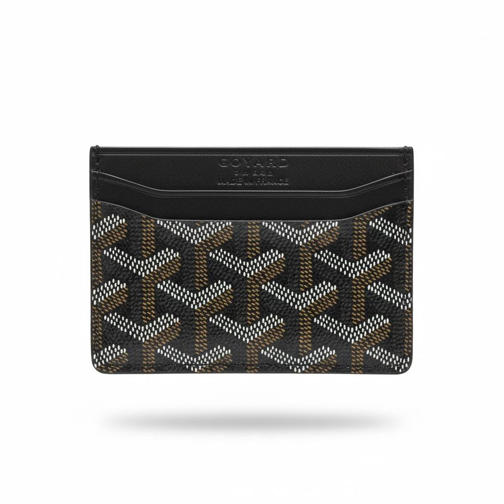 🖤🤎 Goyard Paris Classic Chevron Card Holder | Made in France 🇫🇷