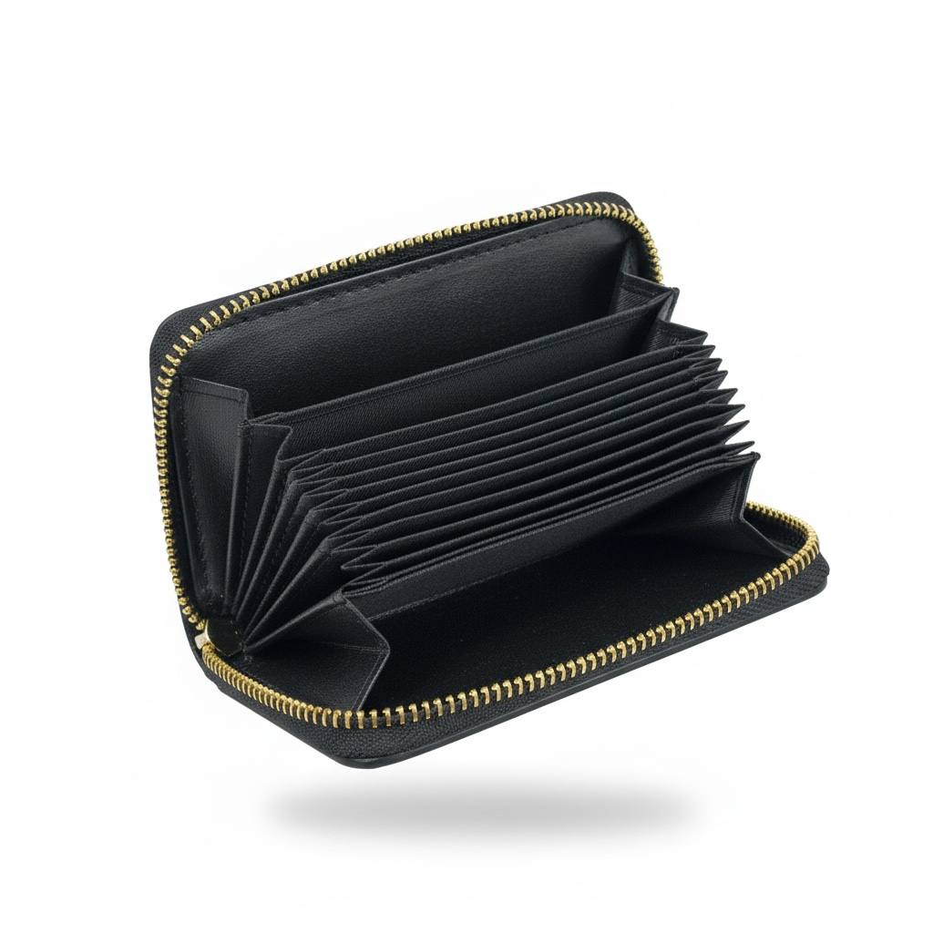 Prada Milano Zip Wallet — Black