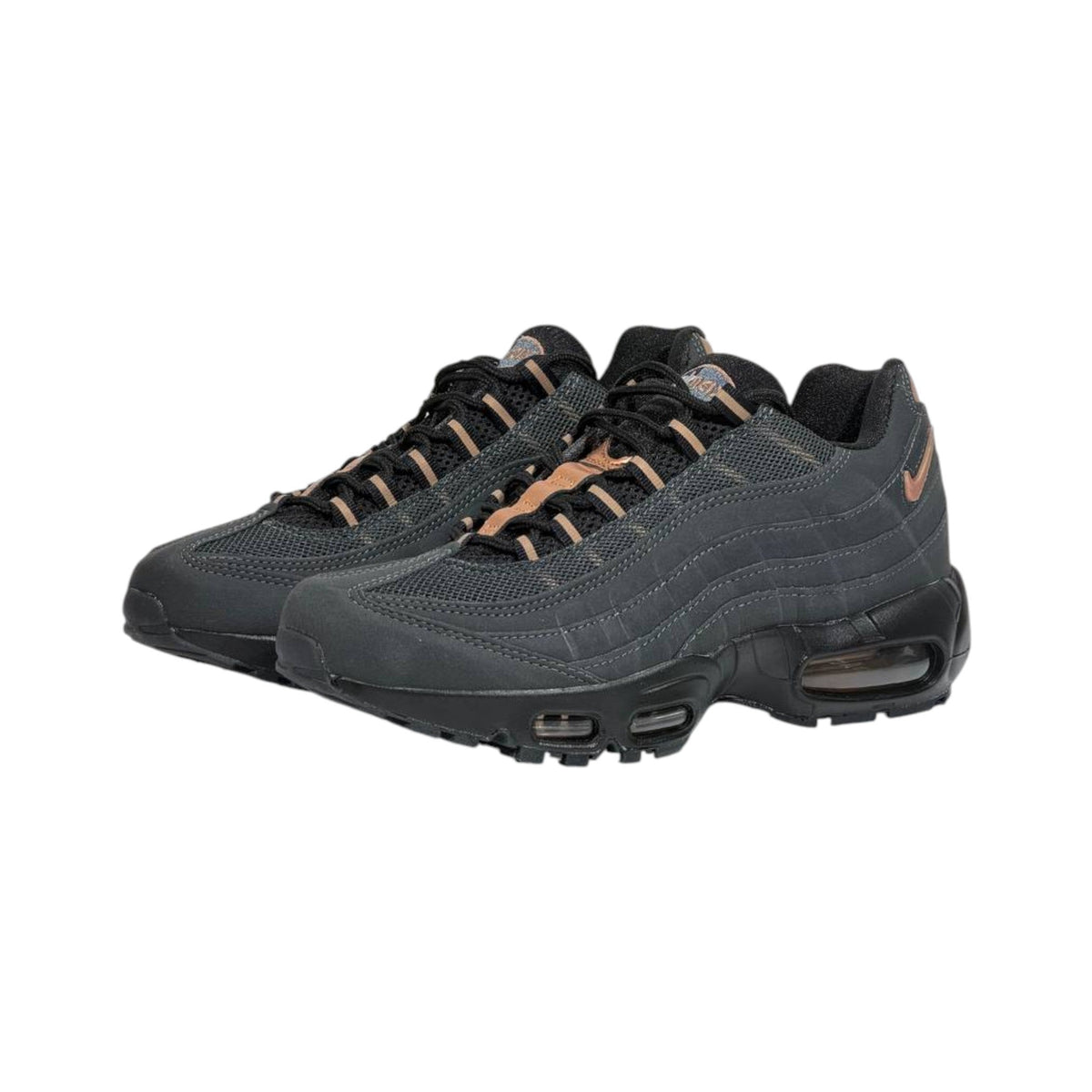 β¨π Nike Air Max 95 Black Rose Gold Luxury Streetwear Sneakers β Premium Cushioned Lifestyle Running Shoes π₯π€