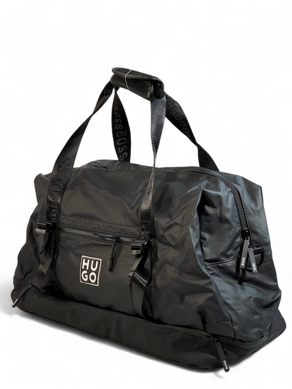 HUGO BOSS Black Duffle Bag π€ | Premium Travel & Gym Bag with Bold Modern Design
