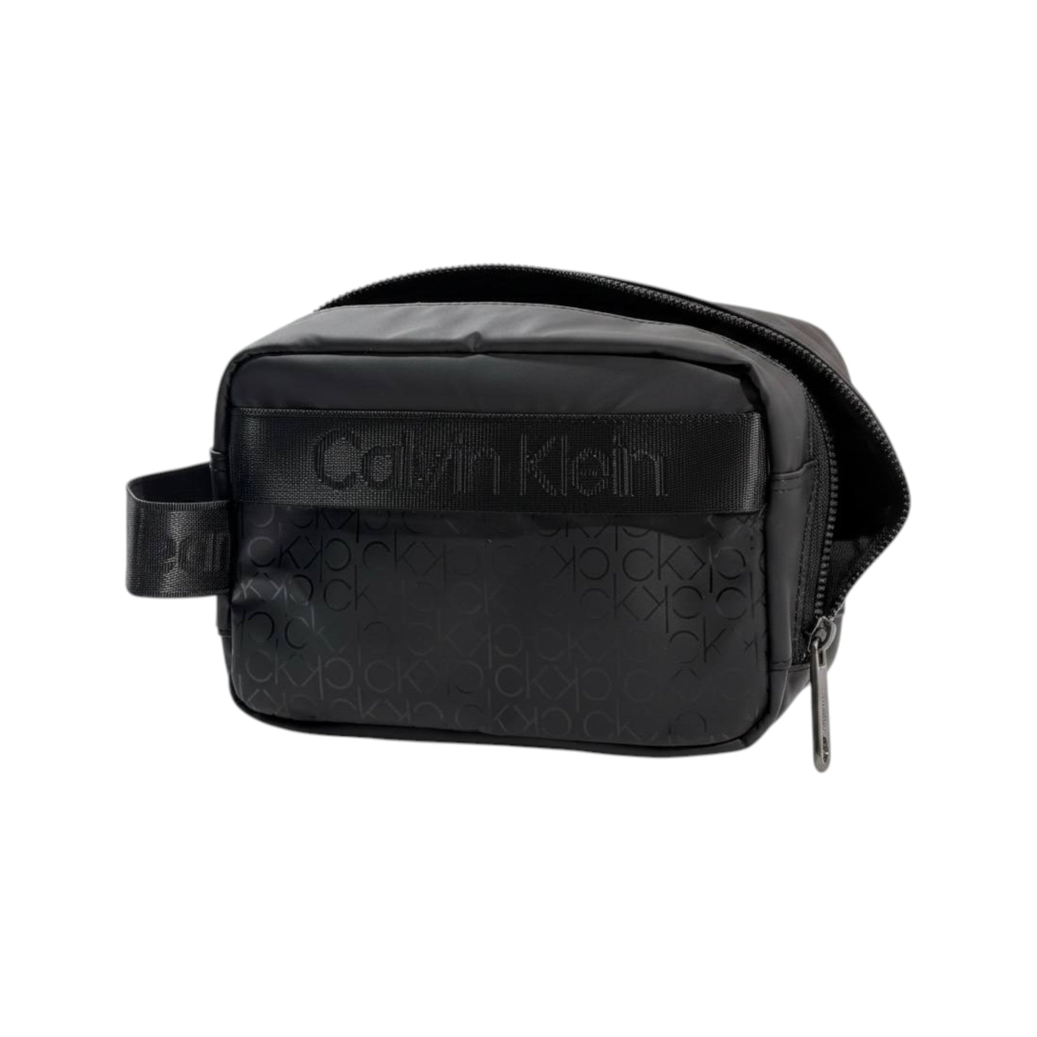 Calvin Klein Monogram Travel Pouch – All Black Edition 🖤🔥