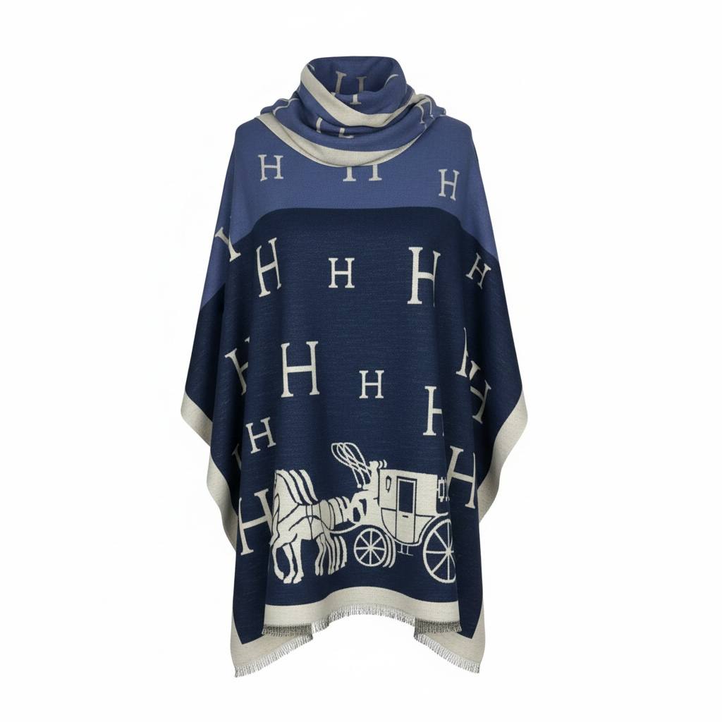Hermès Double Face H & Carriage Scarf 🐎✨