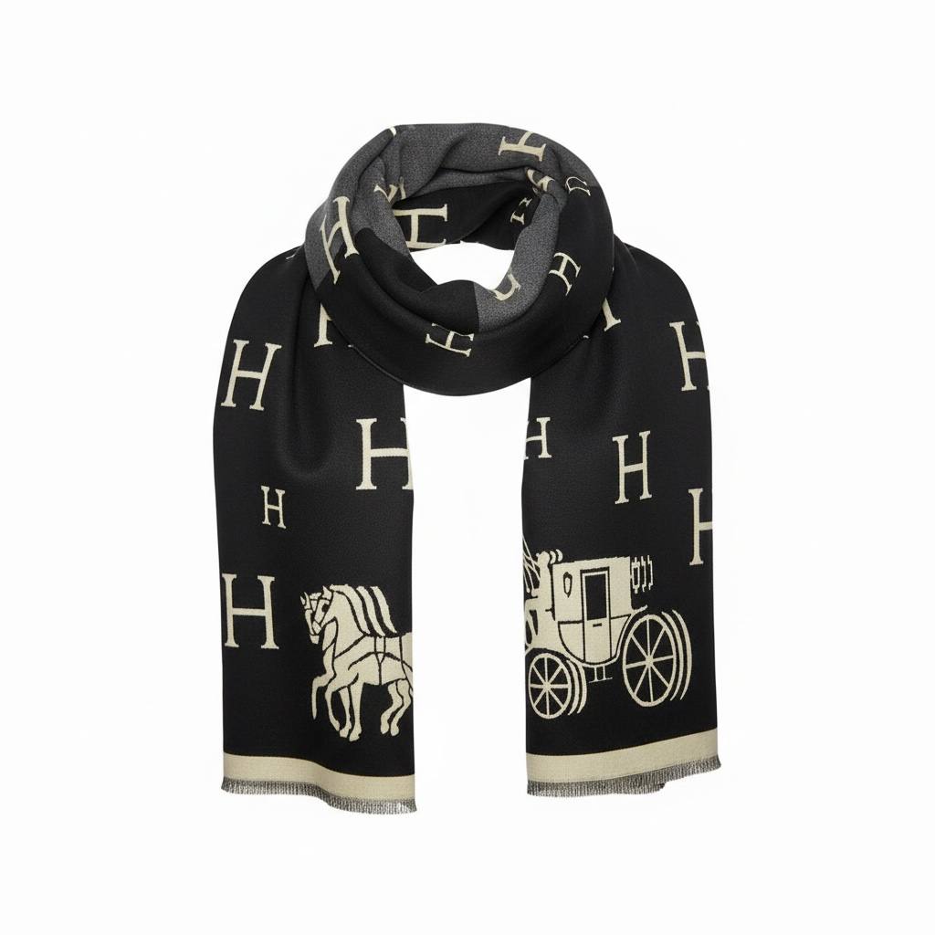 HermΓ¨s Double-Face Iconic Scarf π§£β¨