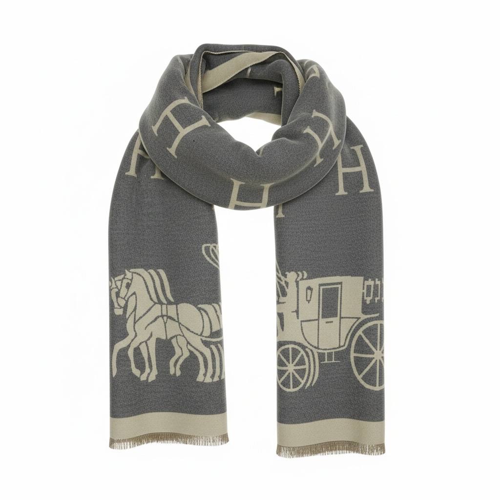 HermΓ¨s Double-Face Iconic Scarf π§£β¨